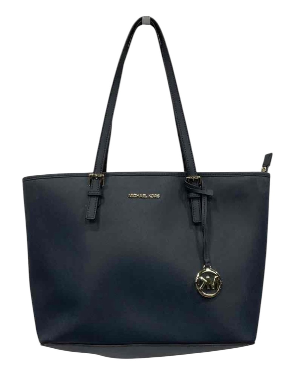 6322 Michael Kors Black Leather Tote Bag